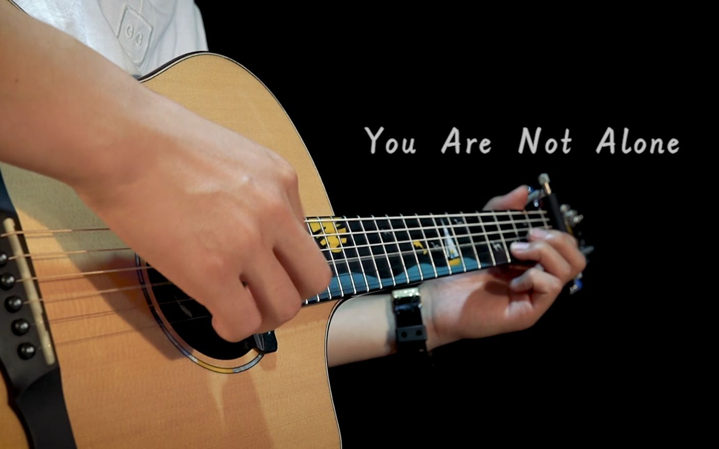 [图]迈克杰克逊经典《You Are Not Alone》吉他独奏版分享（含《You Are Not Alone》吉他教学视频）