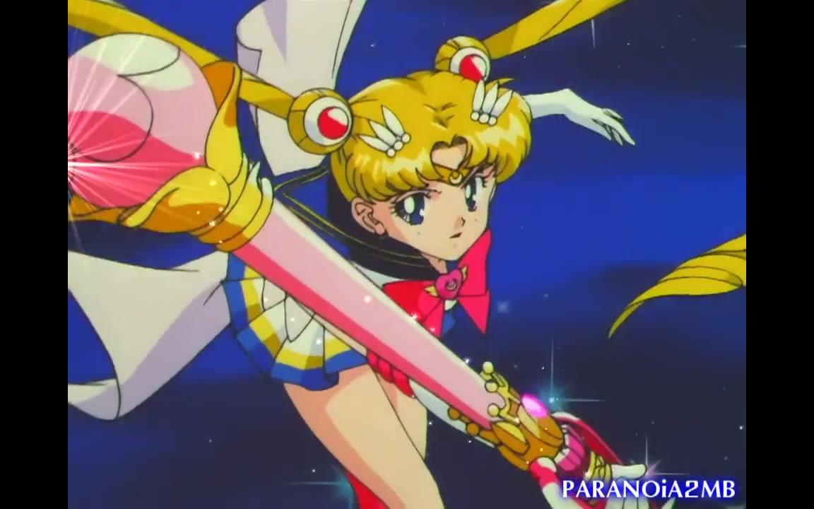 老版 美少女战士第四季月攻击特效幻彩版ii_哔哩哔哩 (゜-゜)つロ