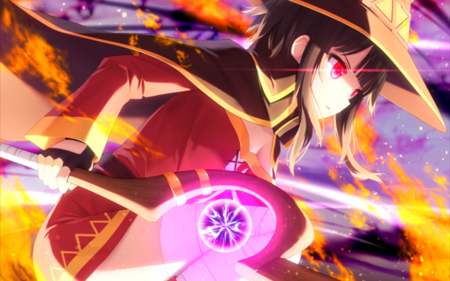 是掌握最强攻击魔法爆裂魔法之人,终有一日 ,要追寻到爆裂魔法的极致!