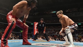 NJPW新日摔】棚桥弘至vs 饭伏幸太G1 CLIMAX 25（2015.07.20）_哔哩哔哩 