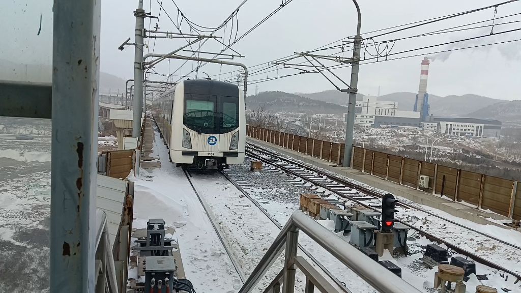 (大连地铁/水)大连地铁13号线,1306张店车辆段出库运营区间九里至开发