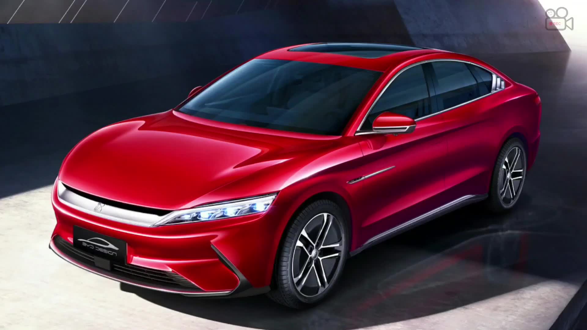 2020比亚迪汉电动车bydhanelectricarealteslamodel3rival1920x1080