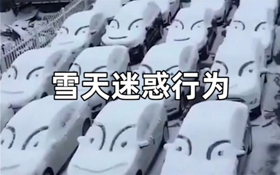 [图]“雪天迷惑行为大赏”