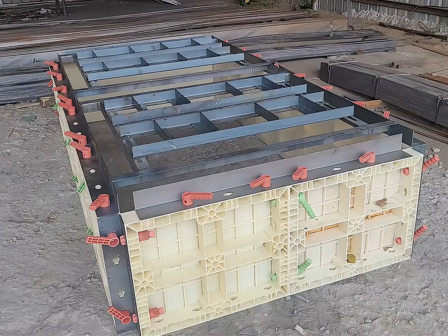 桥墩垫石塑钢模具