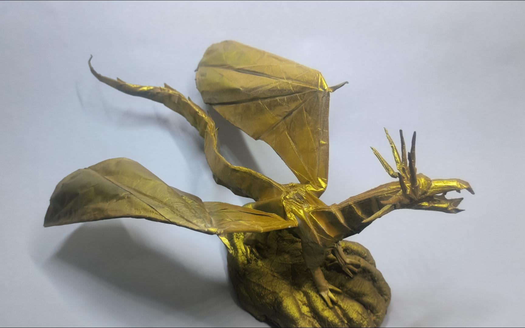 三件套最后一作! 折纸《古代龙2.0》