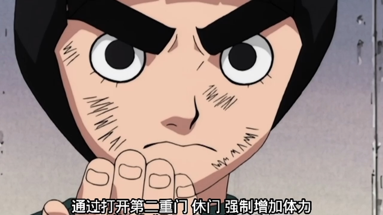 我爱罗绝对防御压制表莲华,小李怒开八门打出最后一击