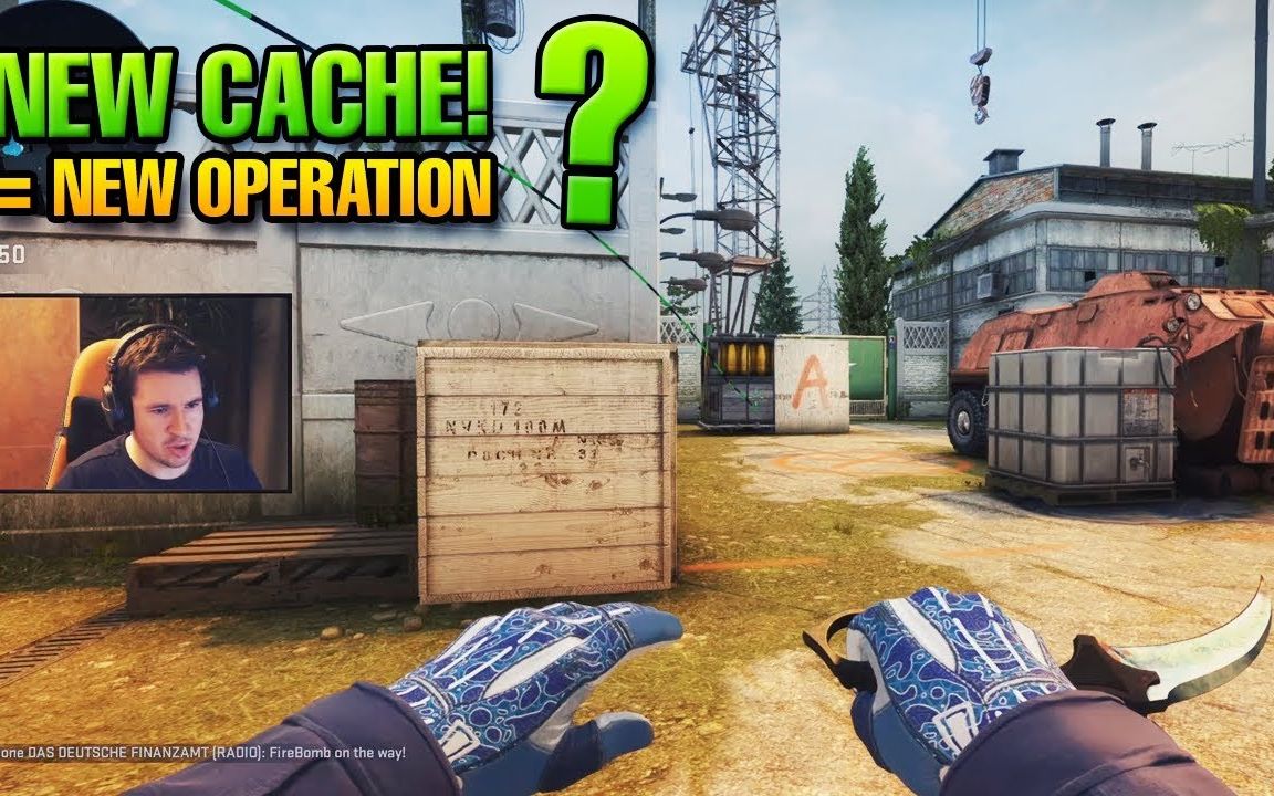 【csgo】老外主播跑图新cache,创意工坊已经可以下载新图玩了