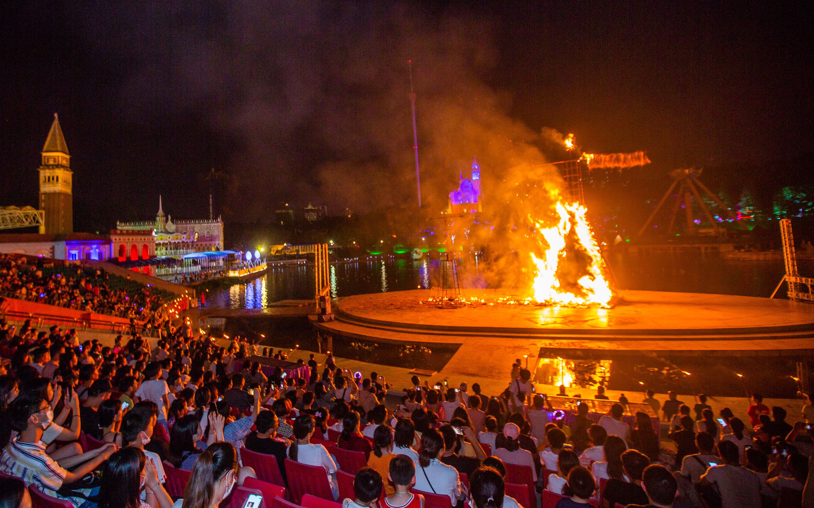 长沙世界之窗火人节一日游vlog2020年盛夏国内最大户外狂欢电音节