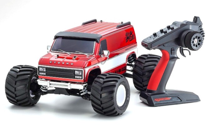 【新品开箱】京商1/10遥控大脚车 mad van ve 面包车大脚遥控车_哔哩