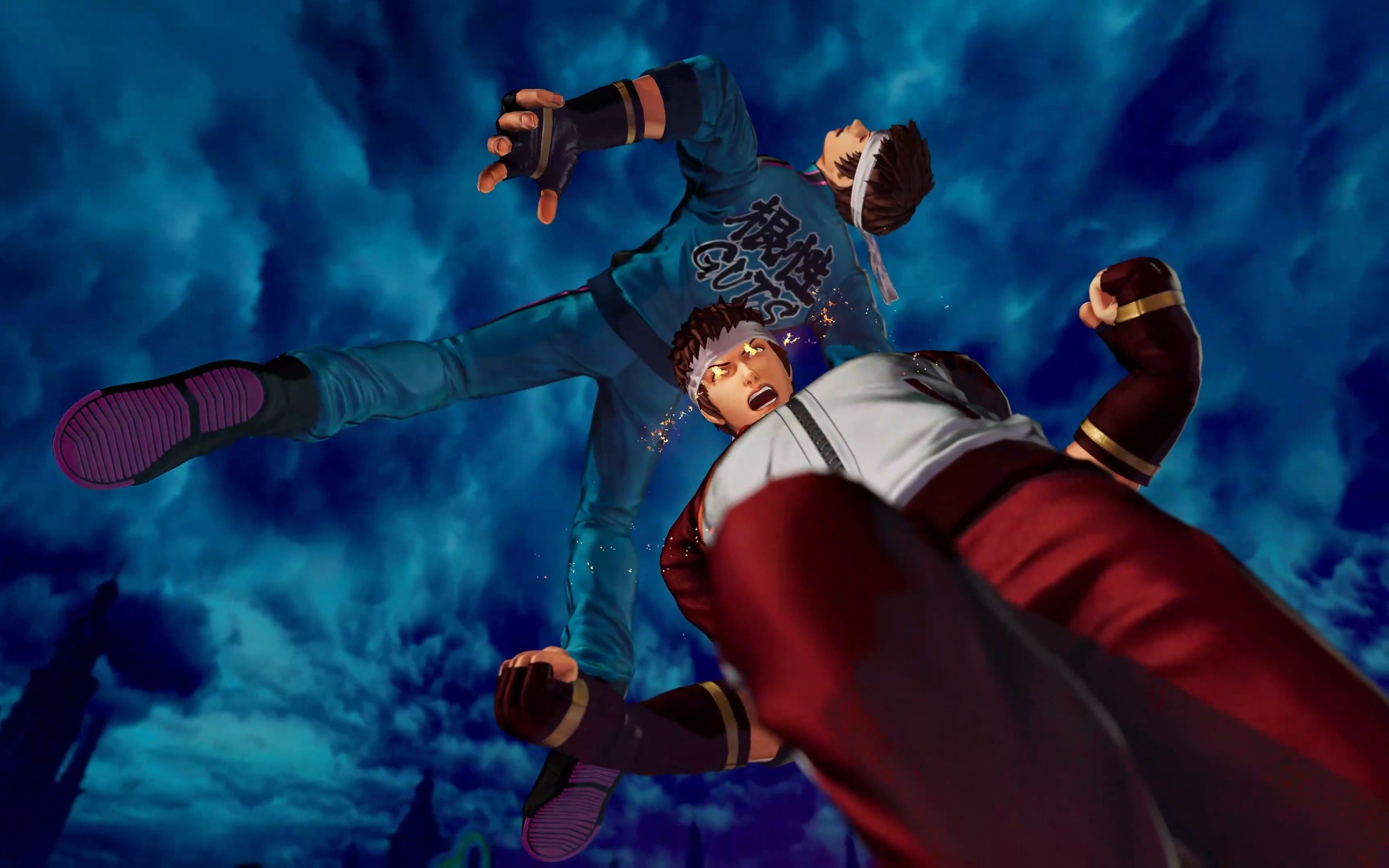 【4k最高画质】拳皇15最新dlc人物矢吹真吾全招式演示