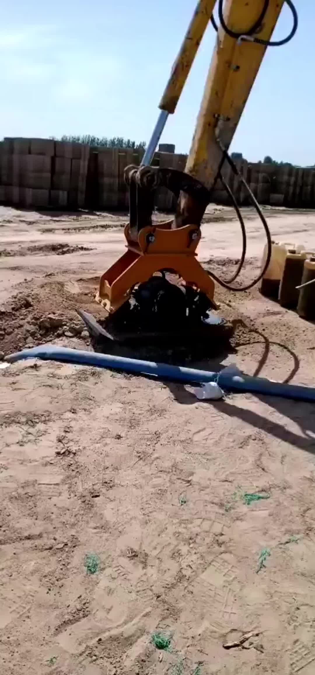 挖掘机液压平板夯 手扶单项平板夯 钩机振动夯 汽油冲击夯