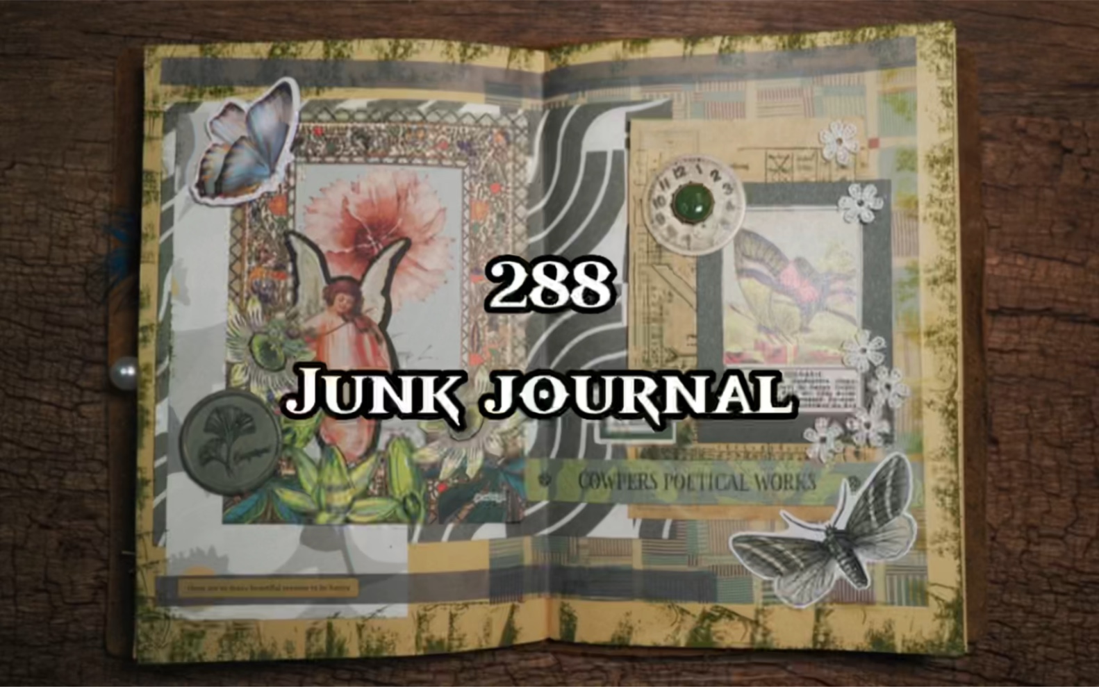 288期junk journal |生活碎片#艺术垃圾杂志#复古手帐哔哩哔哩bilibili