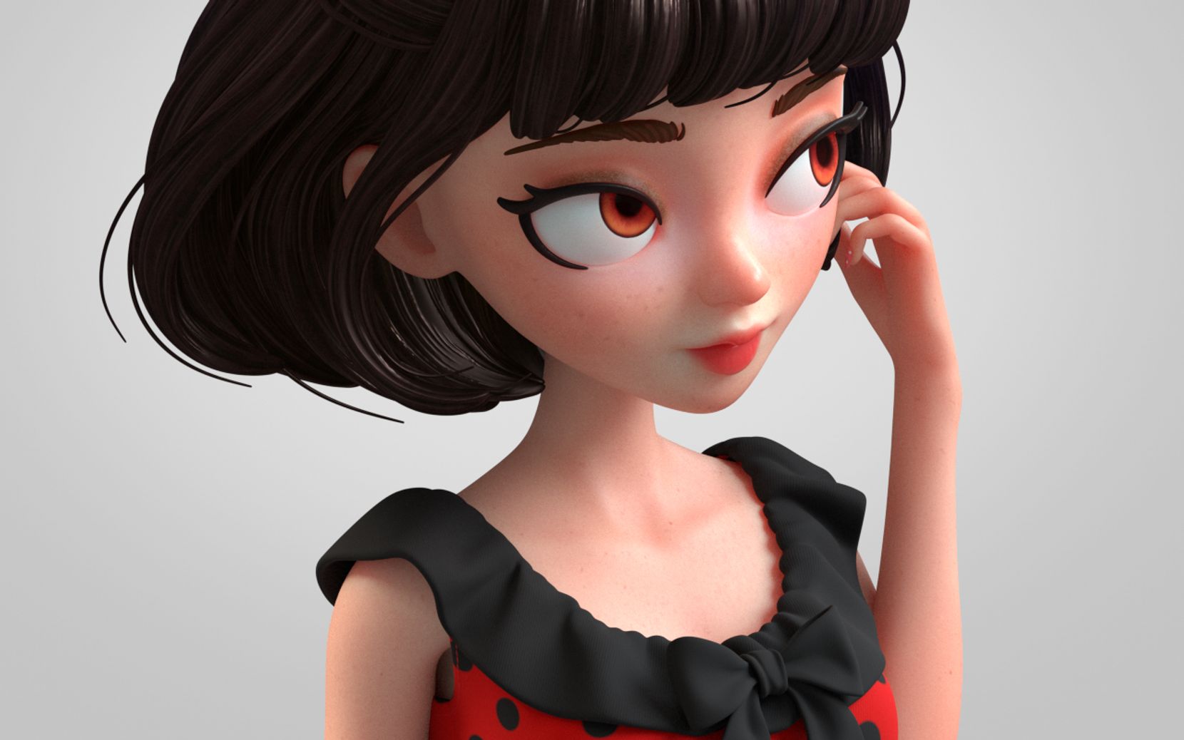 zbrush卡通女生雕刻参考资料,zbrush雕刻资料