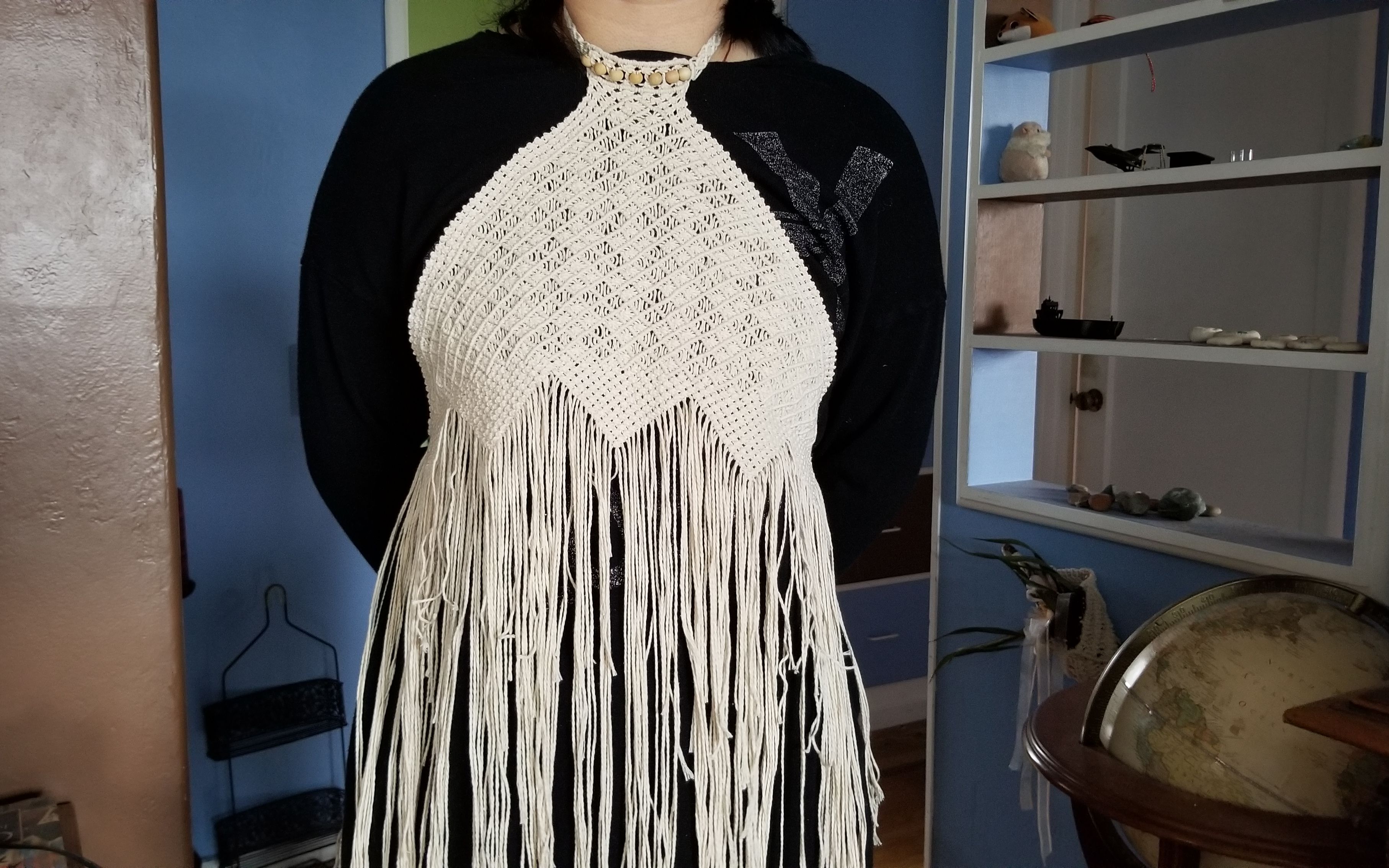 [图]波希米亚沙滩装教程Macrame beach top