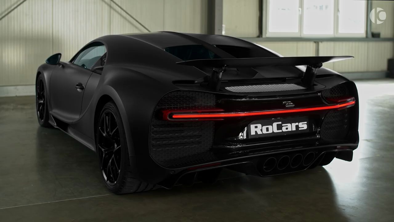 布加迪bugattichironsportnoire2021声音内部和外部细节