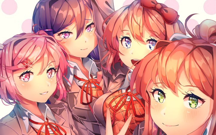 DDLC P站治愈图集!哔哩哔哩bilibili