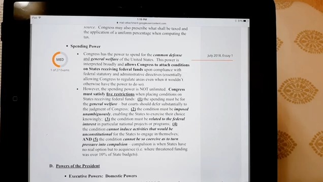 5. 【宪法】【复习方法】spending power restriction到底有哪些,要不要记  outlines 分着看哔哩哔哩bilibili