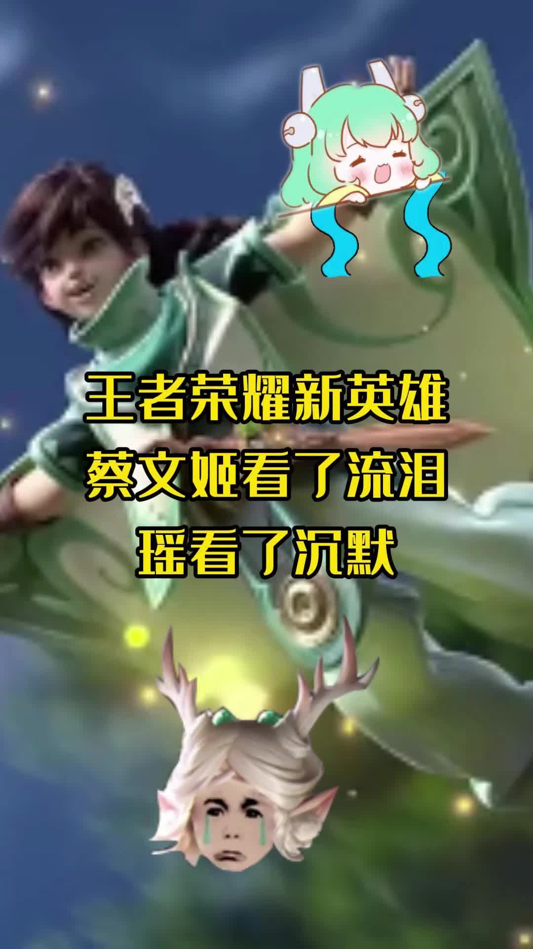 王者荣耀新英雄蔡文姬看了流泪瑶看了沉默