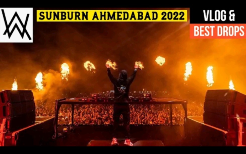 [图]Alan Walker Live in Sunburn Arena 2022 | Vlog & Best Drops