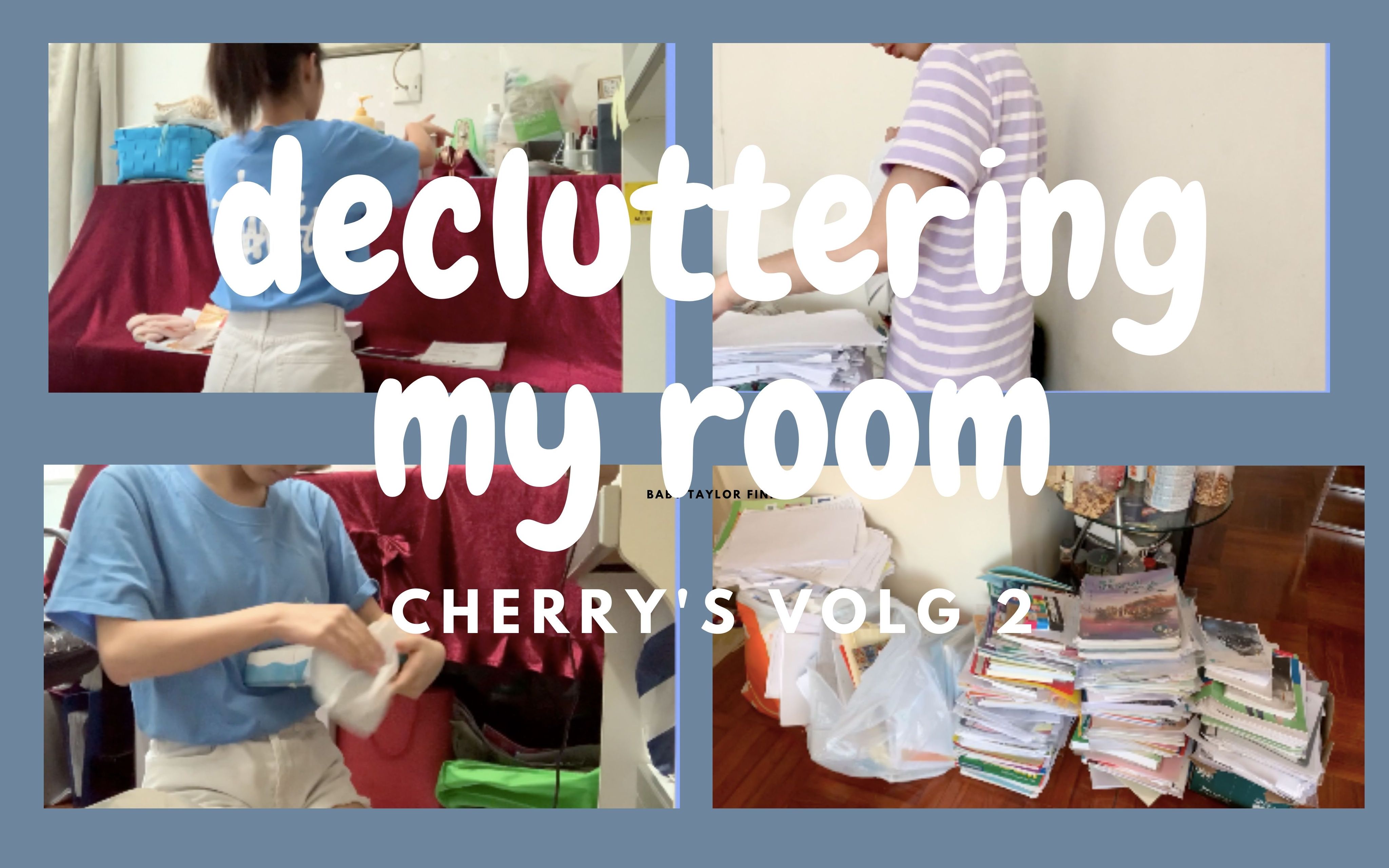 [图]decluttering my room 和我一起整理我的房间！