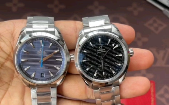 vs工厂欧米茄海马150柚木纹腕表细节做工讲解评测