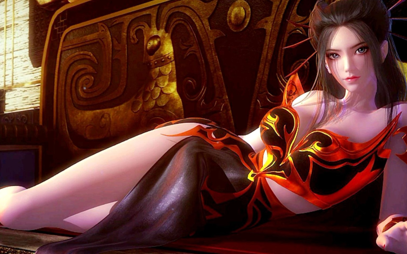 焰灵姬不仅热情似火,而且还是那么柔情似水!