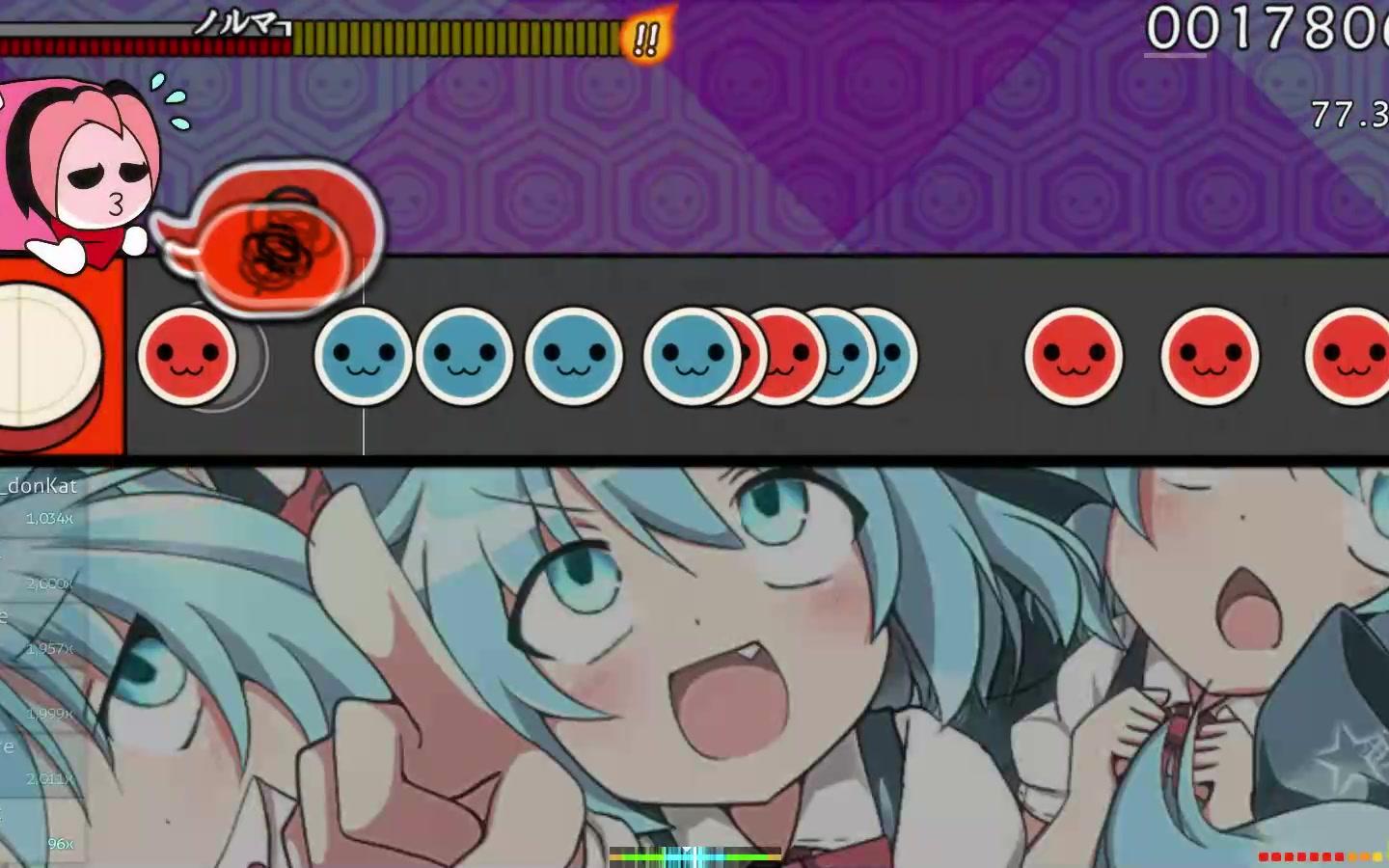 [osu!taiko]Cirno's Perfect Math Class  Ryu☆ remix [9*][未成功]哔哩哔哩bilibili