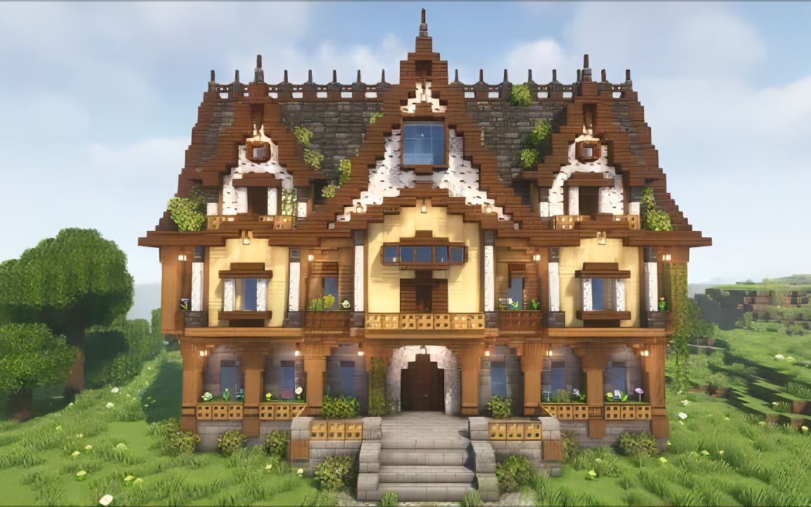 minecraft房子图片