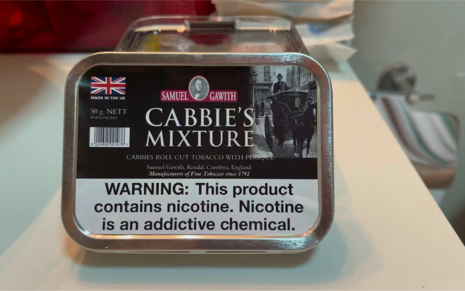 烟斗烟草评测sg家cabbiesmixture马车夫vp劲道32饱满度35室韵38vp爱好