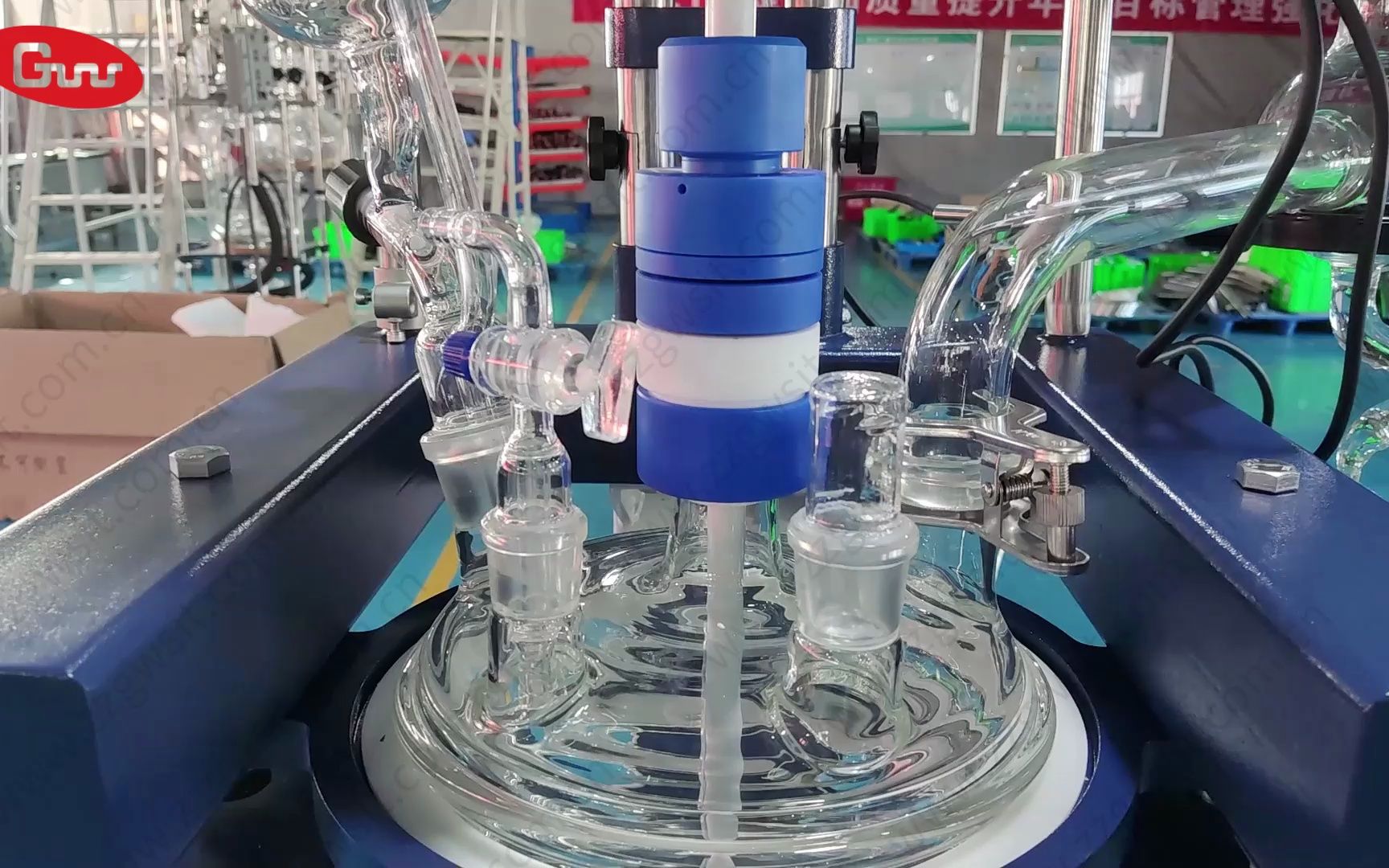 郑州长城科工贸过滤玻璃反应釜10升定制款