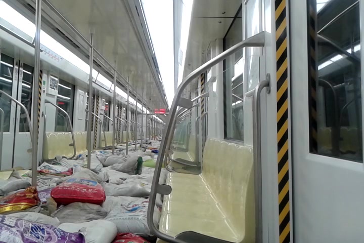 南京地铁10号线信号道岔测试出浦口万汇城存车线