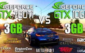 GTX 780 Ti 3GB vs GTX 1060 3GB