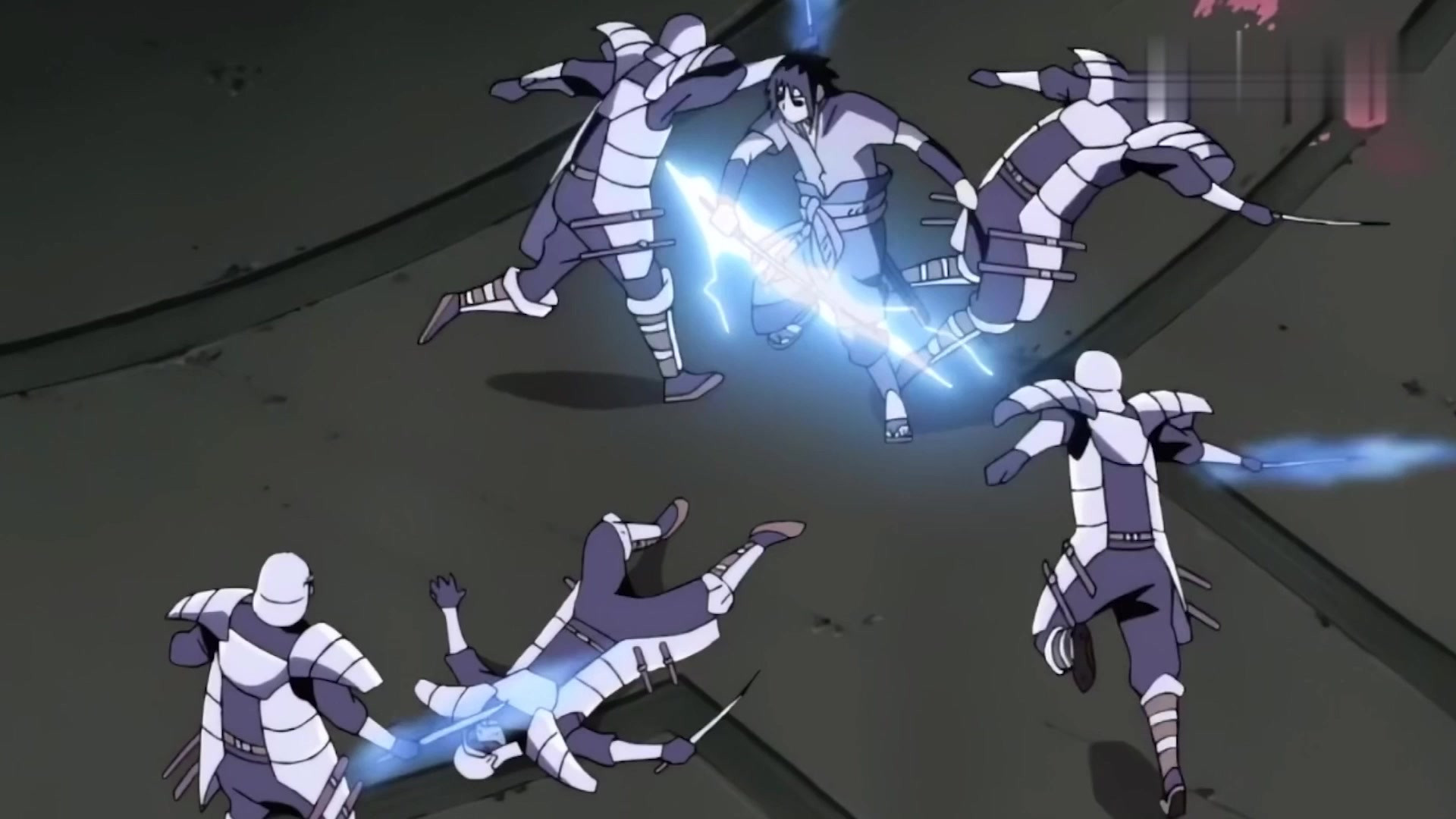 火影忍者:鹰小队vs雷影,千鸟流和雷我爆弹之间的比拼