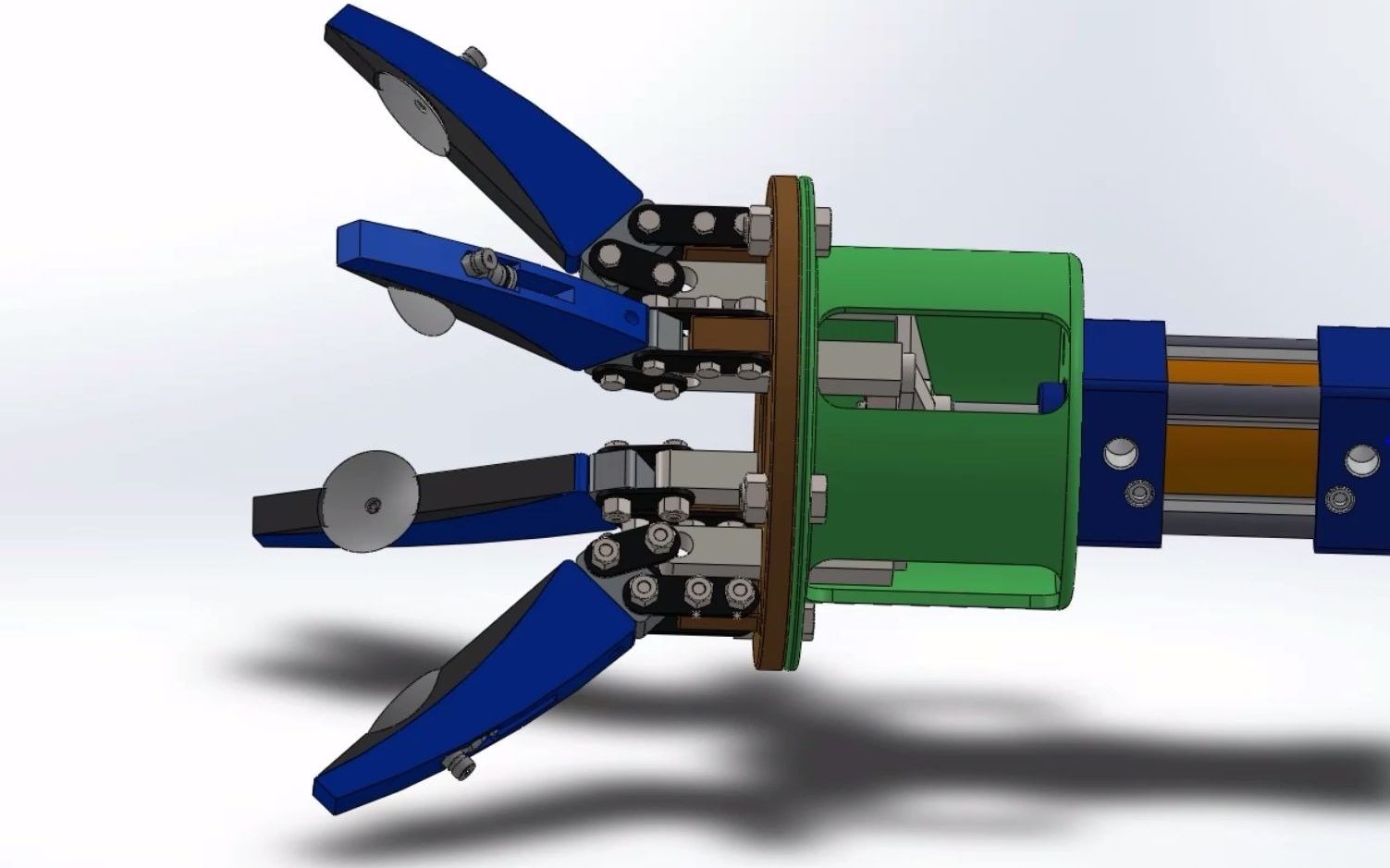 机械爪solidworks2016建模设计