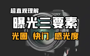 下载视频: 【从零学摄影02期】超直观理解「光圈、快门、感光度」曝光三要素