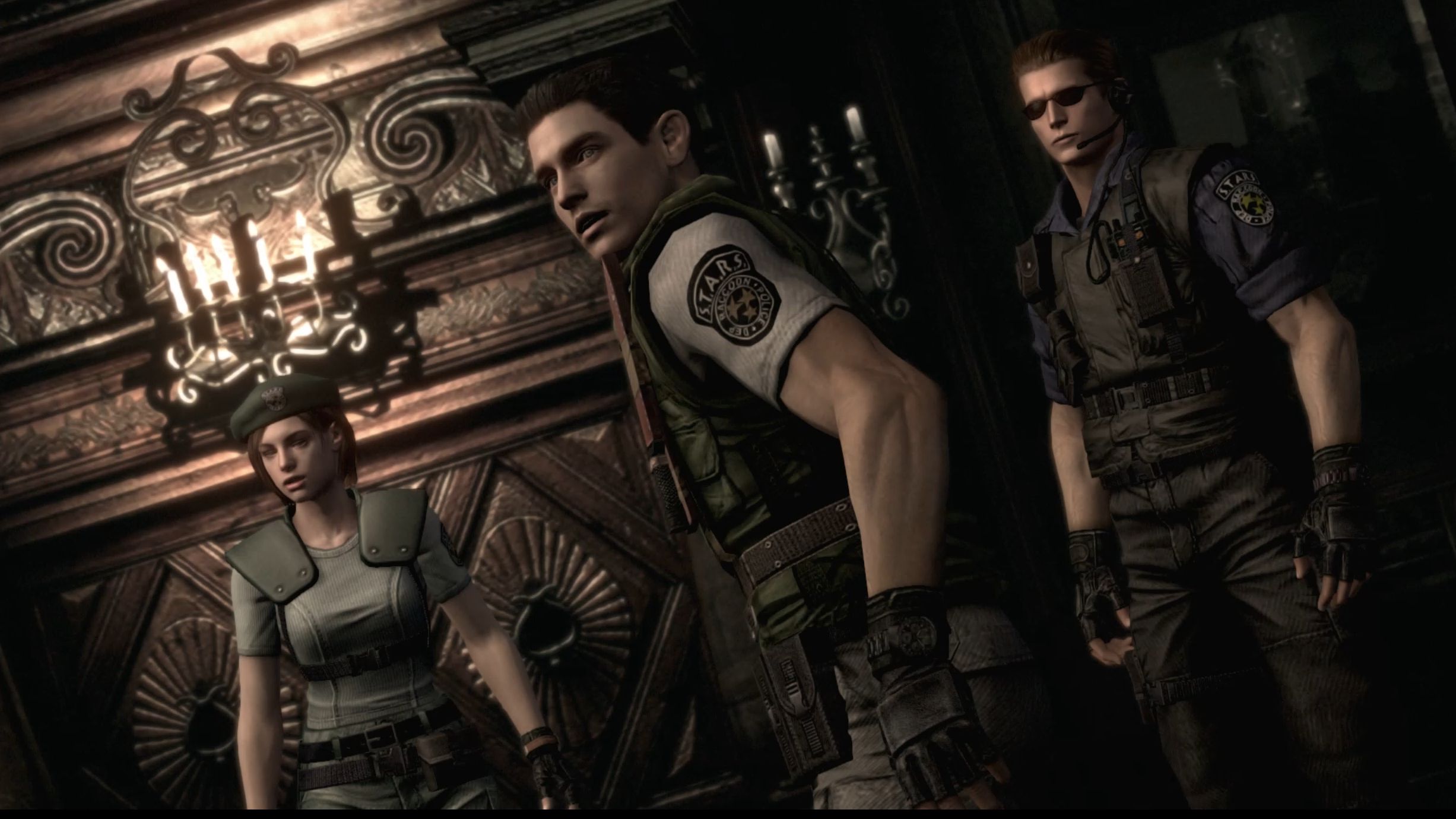 生化危机1-hd复刻版-克里斯篇-正常难度-初见-第一期-逃到洋馆