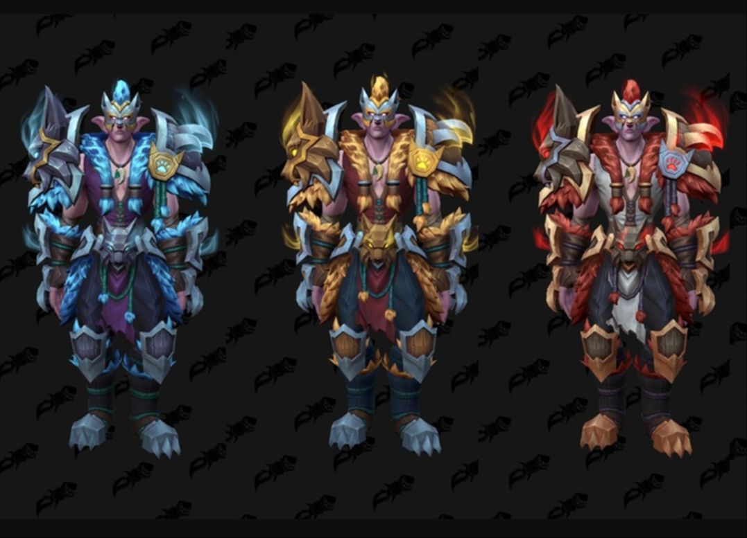 魔兽世界11.0 s1 德鲁伊 职业套装