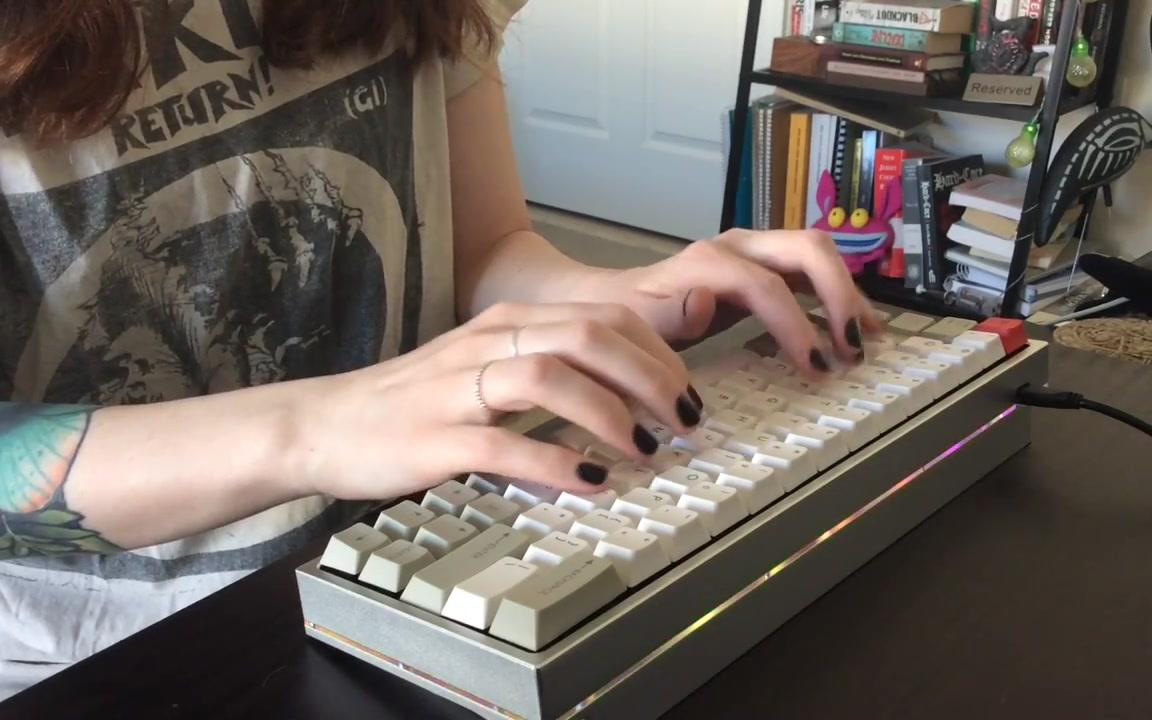 【键盘打字音测试】XD64(Cherry MX Browns)【Siobhan B】哔哩哔哩bilibili