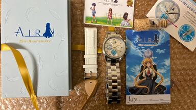 Air初回限定版dvd付全卷购入特典.key社京阿尼.神尾观铃.青空.鸟之诗_哔