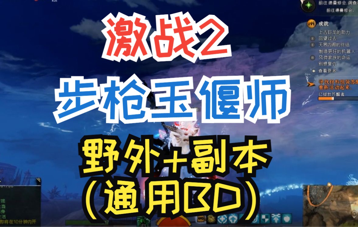 【花猫】激战2 步枪玉偃师 副本+野外 通用BD~哔哩哔哩bilibili激战2