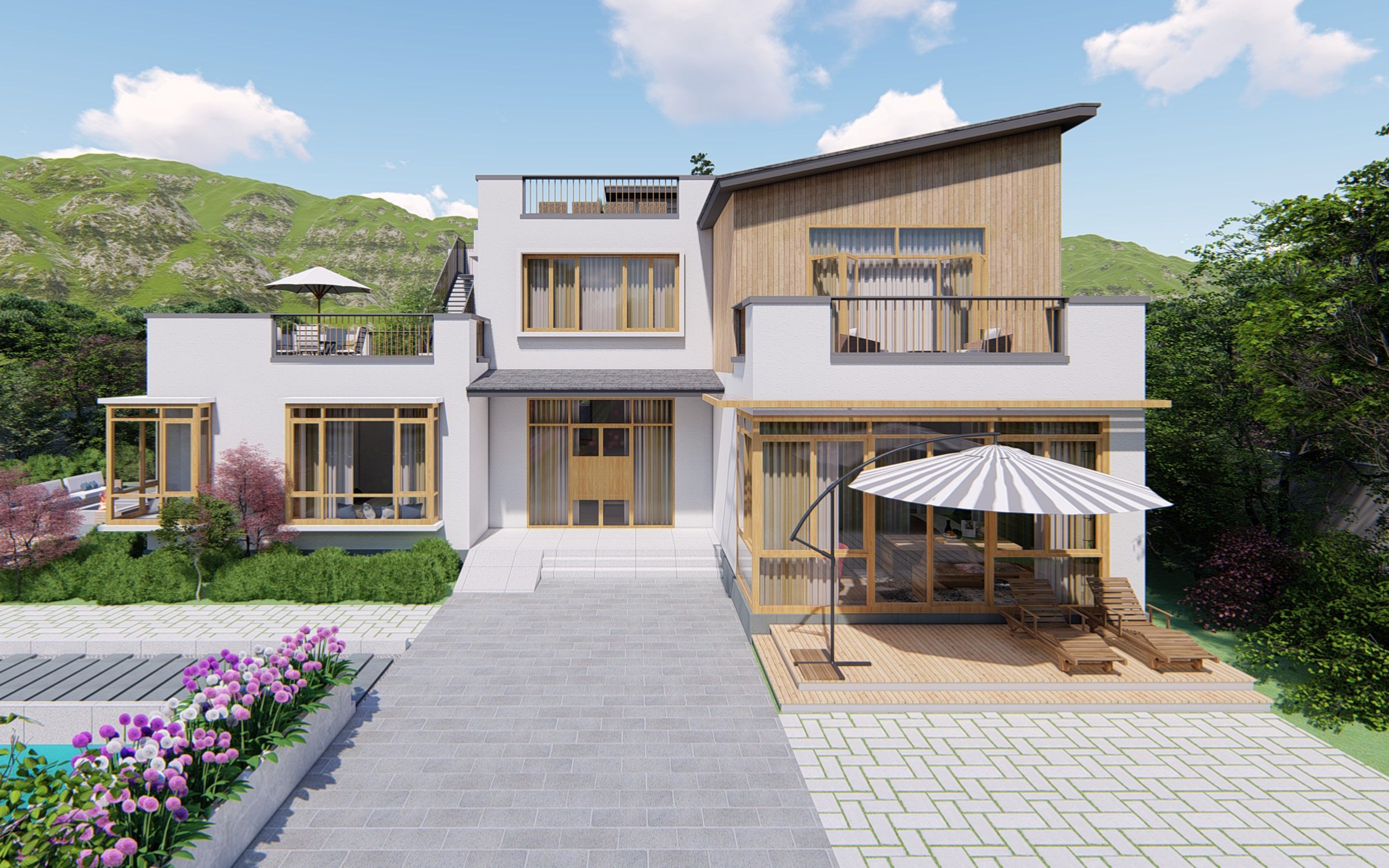 现代简约风民宿设计方案_哔哩哔哩_bilibili