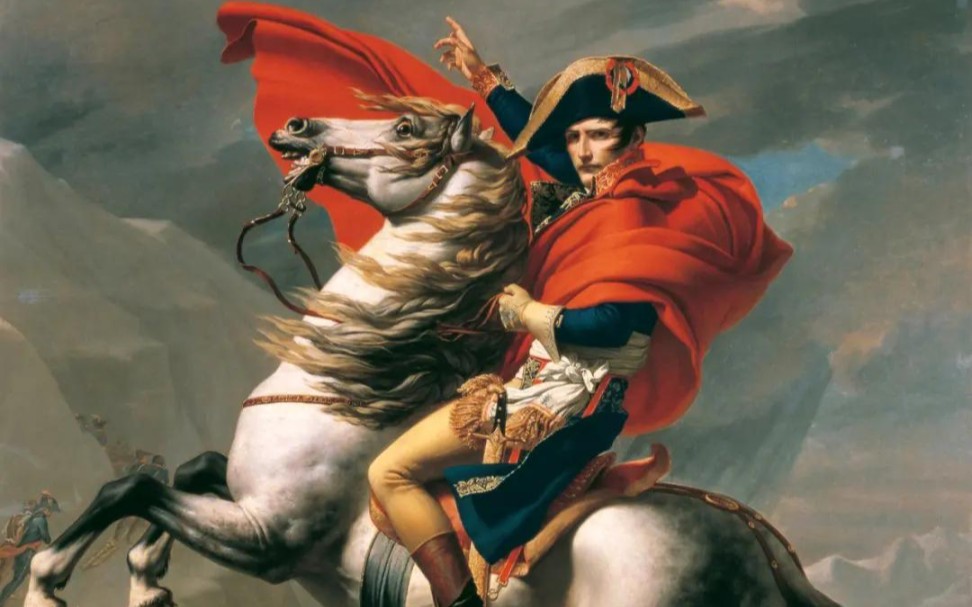 沉浸欣赏拿破仑穿越阿尔卑斯山