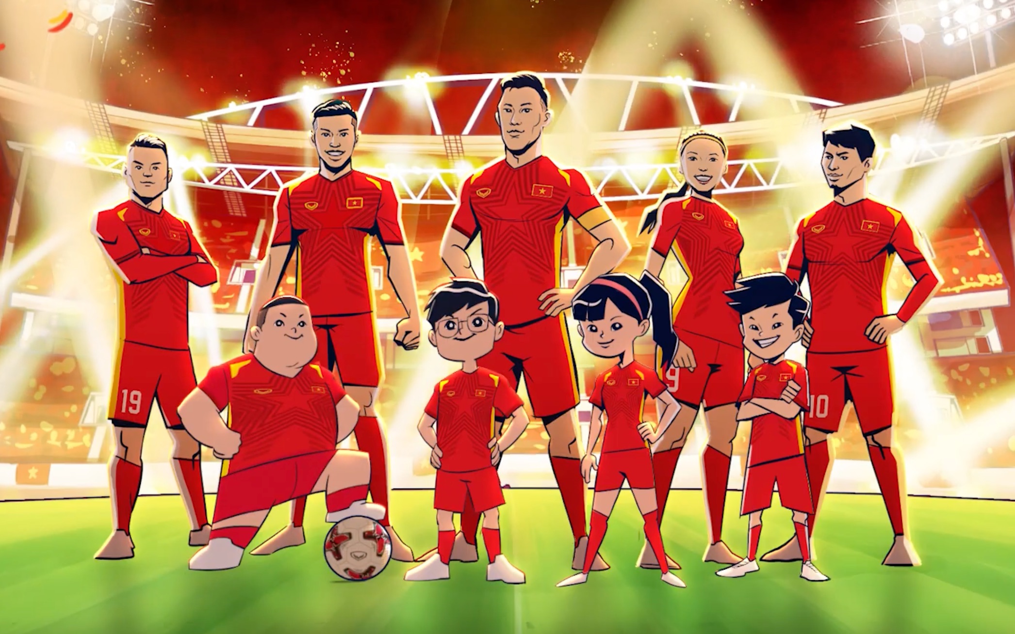 grand sport越南男足国家队2021款球衣发布cm【the heroes are back】