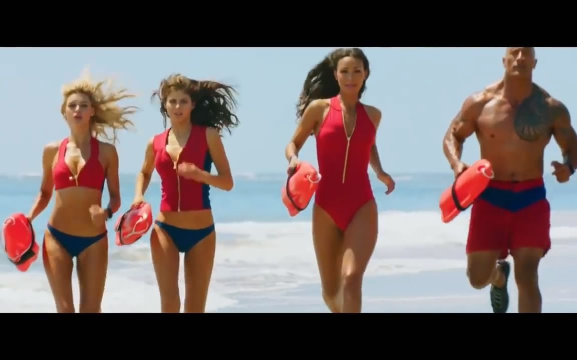 [图]【预告】《海滩护卫队》（Baywatch） Alexandra Daddario Funny Movie