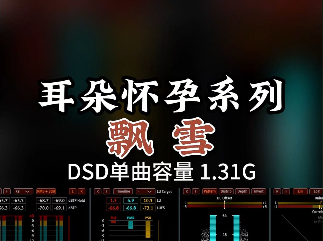 耳朵怀孕系列:极品发烧男声,经典粤语,DSD完整版1.31G,百万调音师专业录音棚制作,顶级hifi无损音质哔哩哔哩bilibili