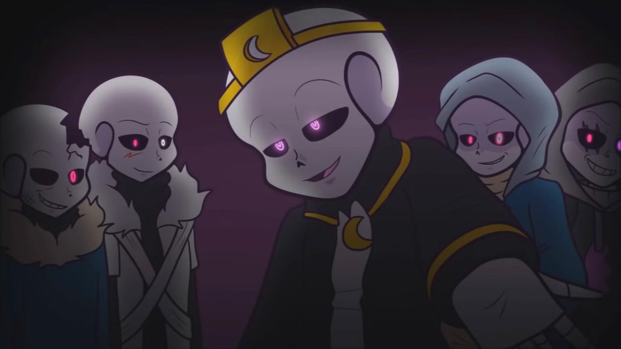 [图]Servants of Nightmare 【Children of the Night|Ft. Bad Sanses|Undertale AUs】【Anima