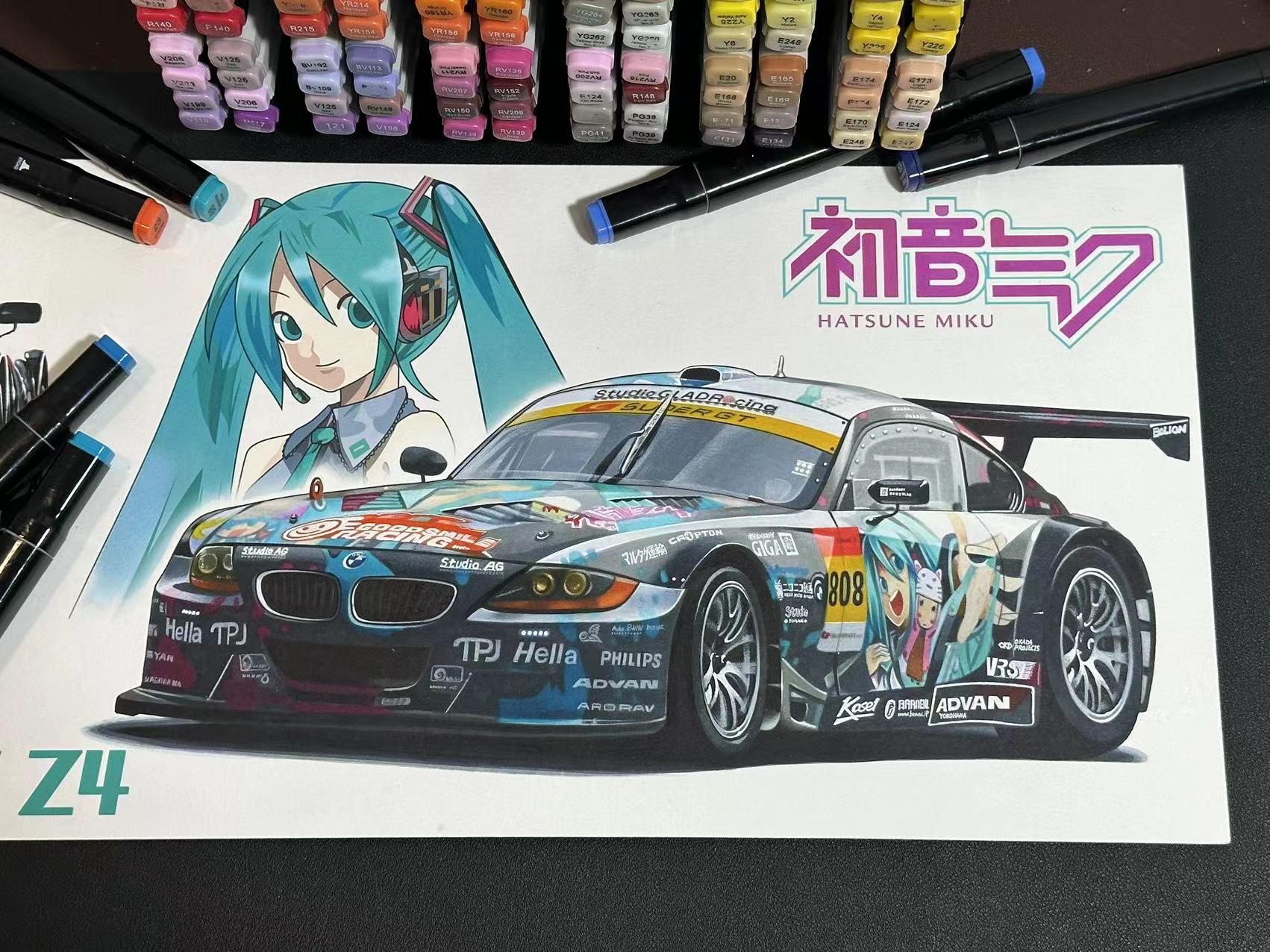 拼装套件 1/24 BMW Z4 E86 GT3 2009 SuperGT 全车水贴纸制作 电子说明哔哩哔哩bilibili