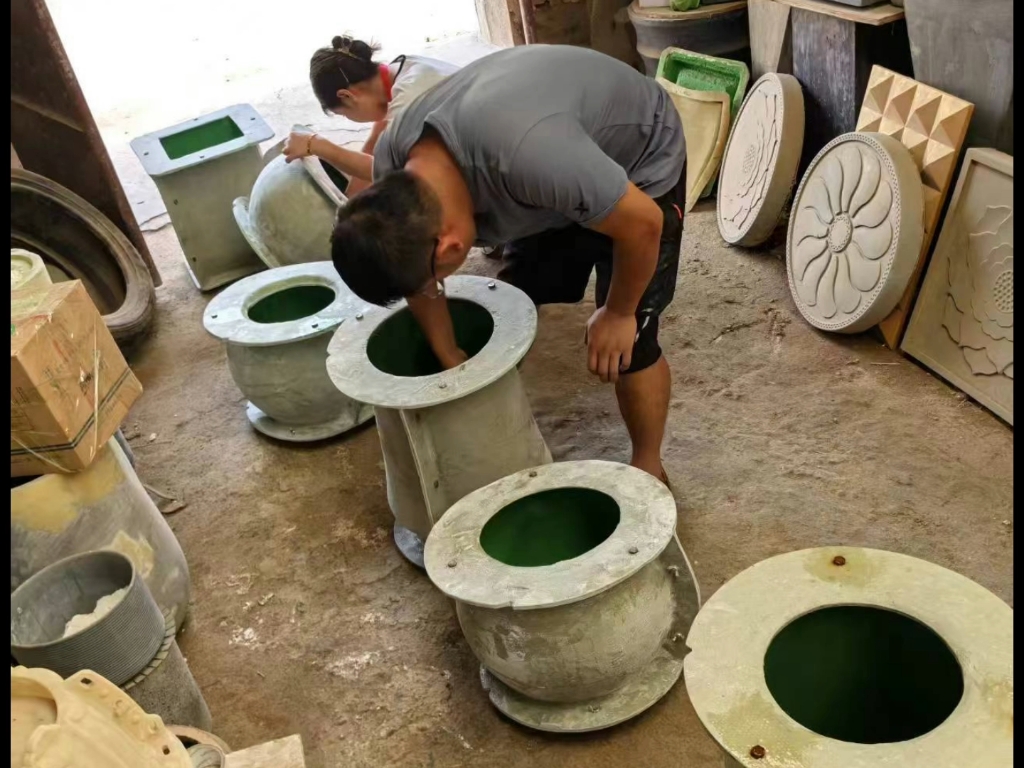 氧化镁玻璃钢花盆模具,氯化镁玻璃钢花盆模具硅泥玻璃钢花盆模具制作