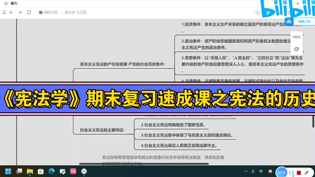 《宪法学》期末复习第一讲:宪法的历史哔哩哔哩bilibili