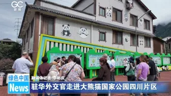 驻华外交官走进大熊猫国家公园四川片区